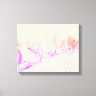 Impresión de lienzo de nieve