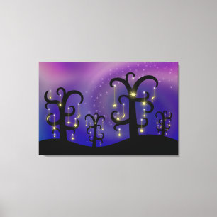 Impresión de lienzo de orquídeas