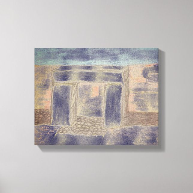 Impresión de lienzo de oscuridad (Anverso)