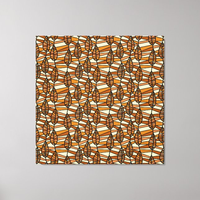 Impresión de lienzo de otoño retro (Anverso)