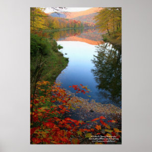Impresión de lienzo de paraíso otoñal de Catskill