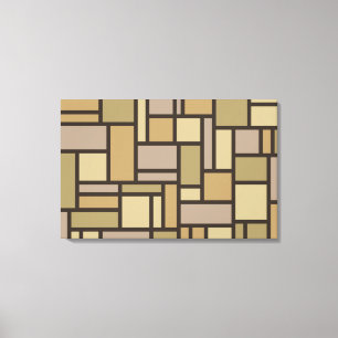 Impresión de lienzo de patrones geométricos