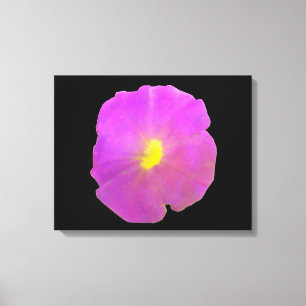 Impresión de lienzo de Petunia púrpura