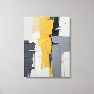 Impresión de lienzo de pintura abstracta moderna