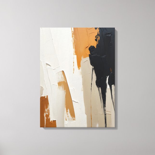 Impresión de lienzo de pintura abstracta moderna (Anverso)