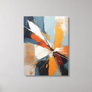 Impresión de lienzo de pintura abstracta moderna