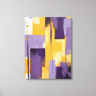 Impresión de lienzo de pintura abstracta moderna