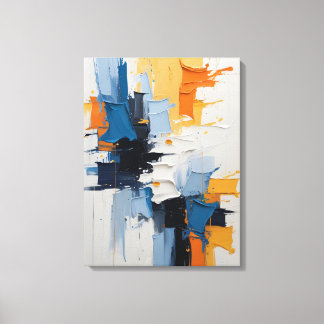 Impresión de lienzo de pintura abstracta moderna