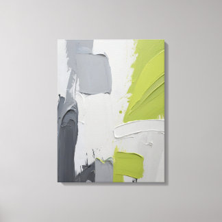 Impresión de lienzo de pintura abstracta moderna