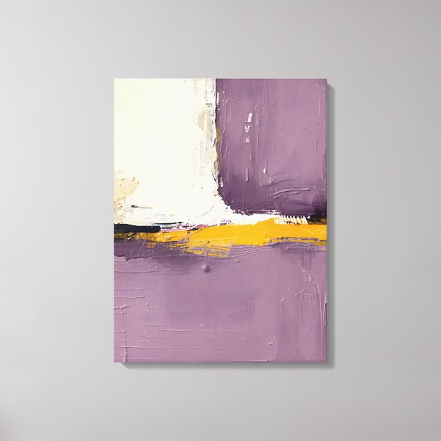 Impresión de lienzo de pintura abstracta moderna (Anverso)