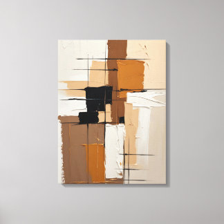 Impresión de lienzo de pintura abstracta moderna