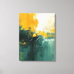 Impresión de lienzo de pintura abstracta moderna
