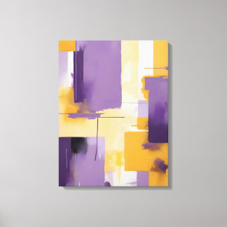 Impresión de lienzo de pintura abstracta moderna