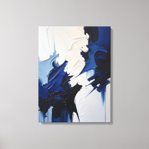 Impresión de lienzo de pintura abstracta moderna