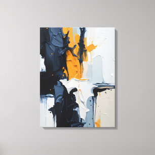 Impresión de lienzo de pintura abstracta moderna