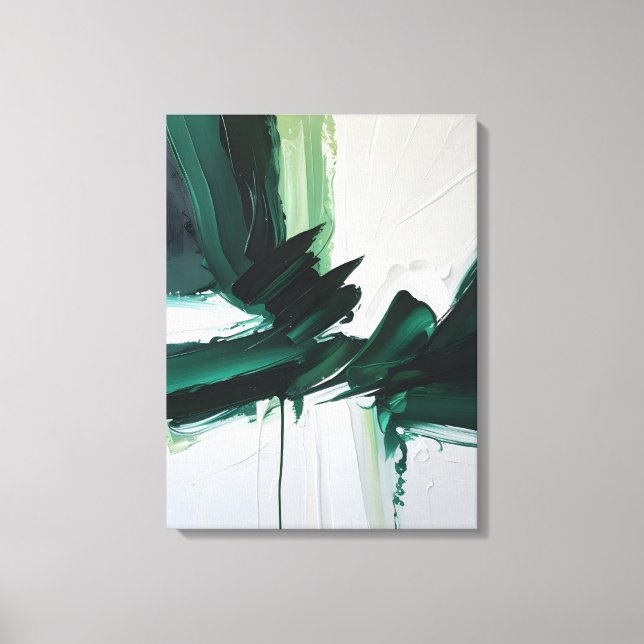 Impresión de lienzo de pintura abstracta moderna (Anverso)