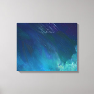Impresión de lienzo de pintura de cielo nocturno