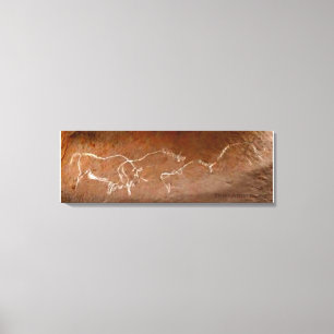 Impresión de lienzo de rebaño de enganche