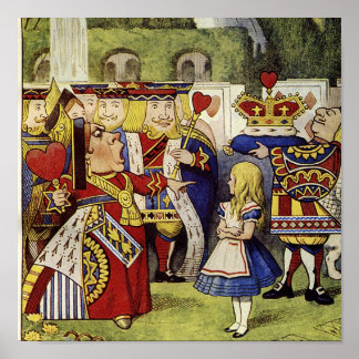 Impresión de lienzo de Reina de Corazones