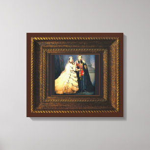 Impresión de lienzo de retrato de Reina Victoria 