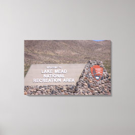 Impresión de lienzo de Rótulo de área recreativa L