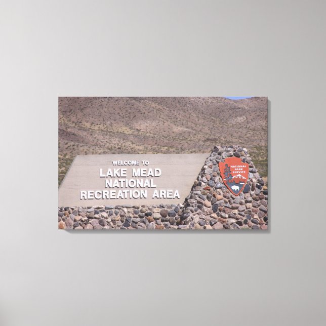 Impresión de lienzo de Rótulo de área recreativa L (Anverso)