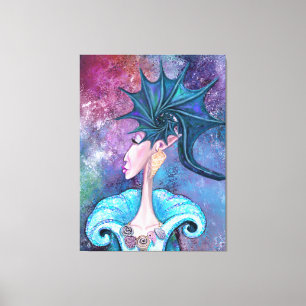 Impresión de lienzo de Seashell Lady - Pintura