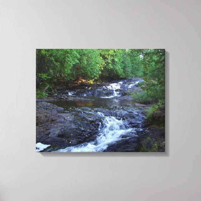 Impresión de lienzo de Silver River Falls (Anverso)