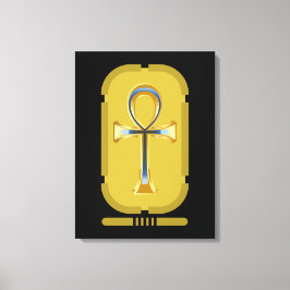 Impresión de lienzo de símbolos de anclaje