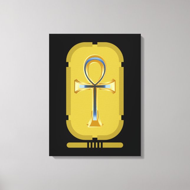 Impresión de lienzo de símbolos de anclaje (Anverso)