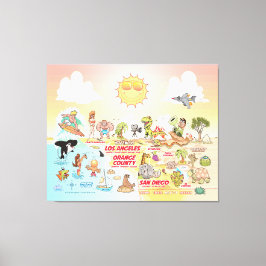 Impresión de lienzo de SoCal Sunny