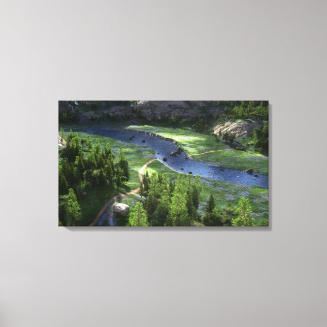 Impresión de lienzo de soledad de Cwm (Anverso)