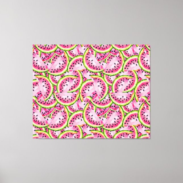 Impresión de lienzo de sorpresas de sandía (Anverso)