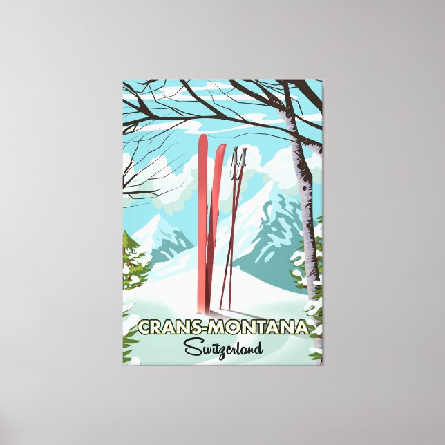 Impresión de lienzo de Stoos Suiza (Anverso)