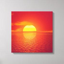 Impresión de lienzo de Sunset