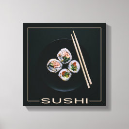 Impresión de lienzo de sushi