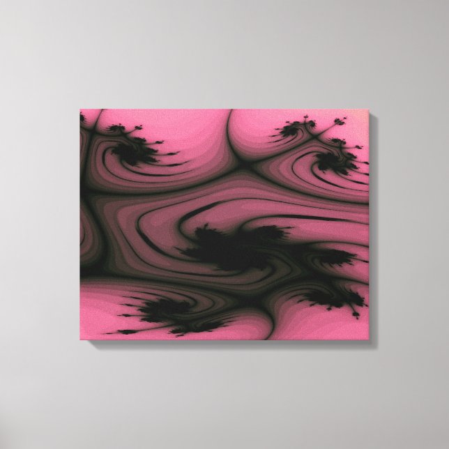 Impresión de lienzo de Swirls góticos (Anverso)