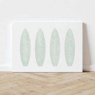 Impresión de lienzo de tablas de surf de color ver