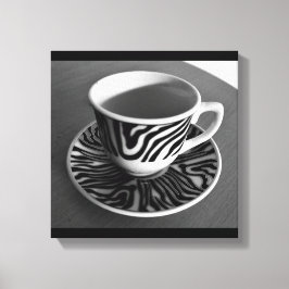 Impresión de lienzo de tiempo de café