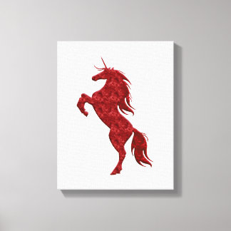 Impresión de lienzo de unicornio de lectura mágica