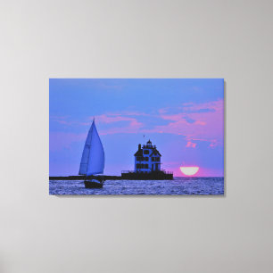 Impresión de lienzo de vela de sol