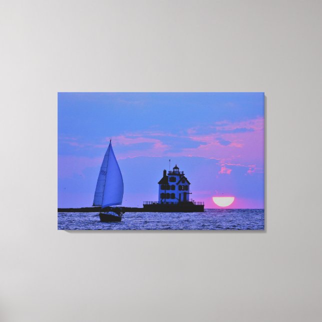 Impresión de lienzo de vela de sol (Anverso)