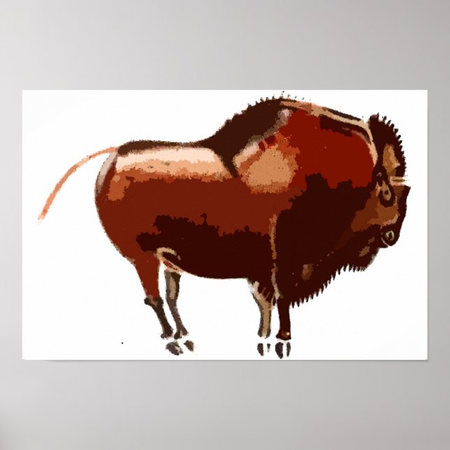 Impresión de lienzo de venado pintado (Frente)