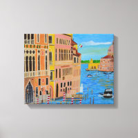 Impresión de lienzo de Venecia hermosa