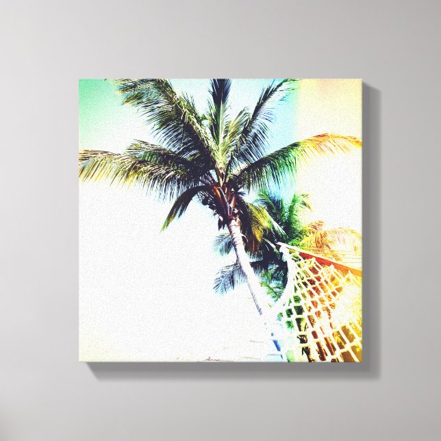 Impresión de lienzo de verano retro (Anverso)