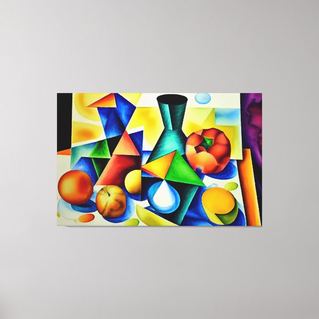 Impresión de lienzo de vida residual para Cubibist (Anverso)