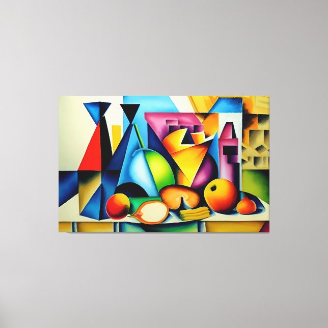 Impresión de lienzo de vida residual para Cubibist (Anverso)