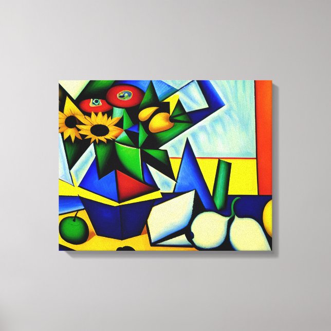 Impresión de lienzo de vida residual para Cubibist (Anverso)