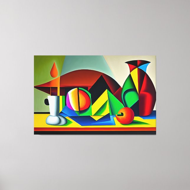 Impresión de lienzo de vida residual para Cubibist (Anverso)