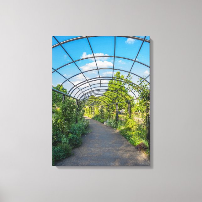 Impresión de lienzo de visión de sendero Hyde Park (Anverso)